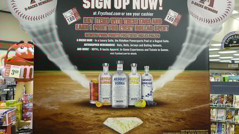 Absolut Fry's 'D-Backs Rewards' Pole Topper