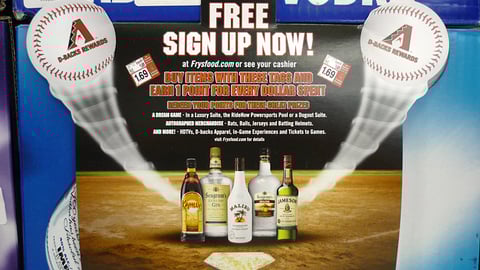 Fry's Pernard Ricard 'D-Backs Rewards' Case Card