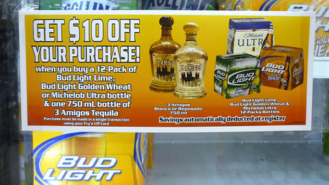 Fry's 3 Amigos Anheuser-Busch Incentive Cling