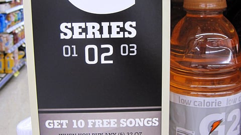 Gatorade G Series Walgreens Incentive Side Panel
