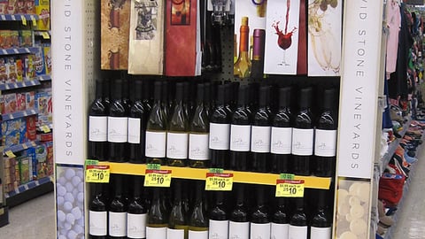 David Stone Vineyards Walgreens Endcap