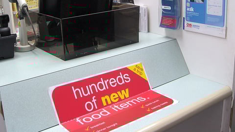 CVS 'New Food Items' Decal