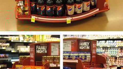 Kroger 'Make it a Family Night In" Floorstand