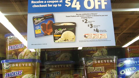 Breyers Kroger Incentive Cling