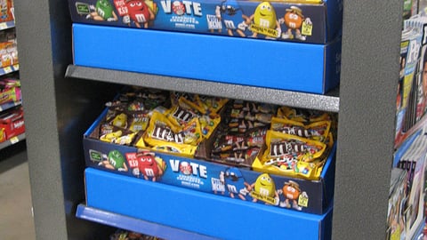 Walmart M&M's Rollback Endcap