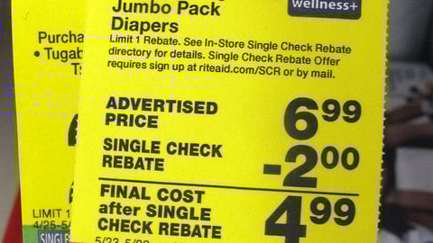 Rite Aid Tugaboos Shelf Tag