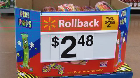 Fun Pops Walmart Pallet Display