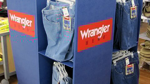Wrangler Walmart Pallet Display