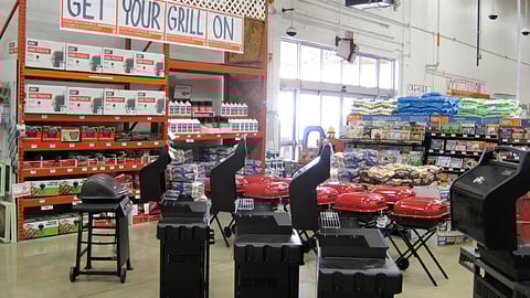 Home Depot Grill Merchandising