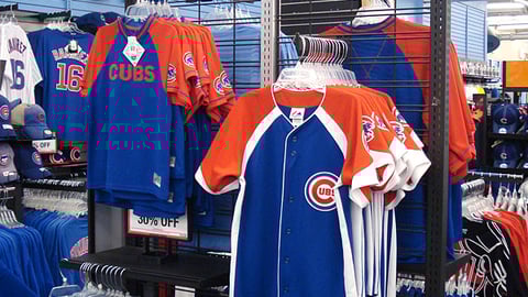 Sports Authority Chicago Cubs Apparel Merchandising