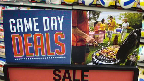 Sports Authority 'Game Day Deals' Shelf Talker