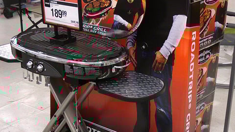 Coleman Roadtrip Grill In-Aisle Display