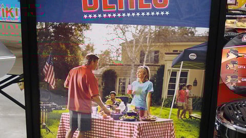 Sports Authority 'Game Day Deals' Stanchion Sign