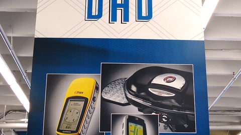 Sports Authority Father's Day Ceiling Banner