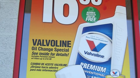 Advance Auto Parts Valvoline Window Poster