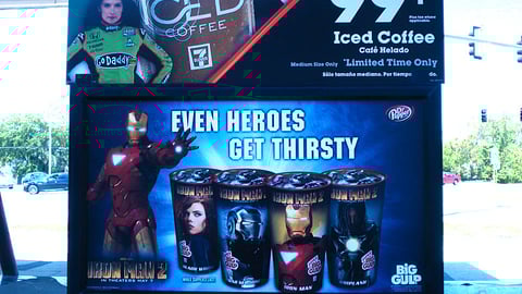 7-Eleven Danica Patrick/'Iron Man 2' Pump Topper