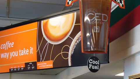 7-Eleven Iced Coffee Danica Patrick Ceiling Mobile