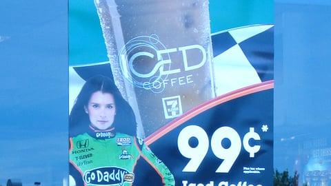 7-Eleven Iced Coffee Danica Patrick Poster