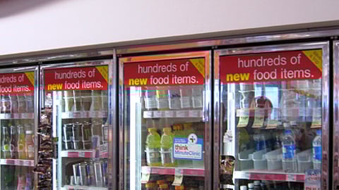 CVS 'New Food Items' Cooler Clings