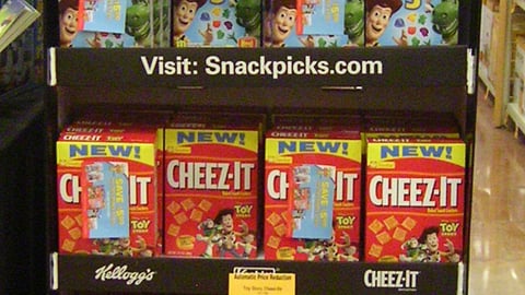 Kellogg's 'Snack Picks' Floorstand