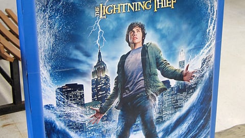 Walmart 'Percy Jackson' Security Pedestal Ad