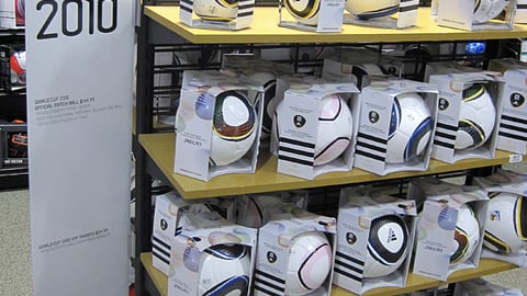 Dick's Adidas FIFA World Cup Soccer Balls Floorstand