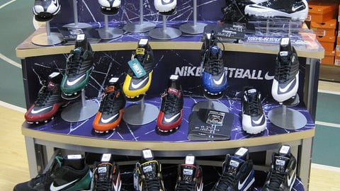 Nike Dick's Football Cleats Floorstand