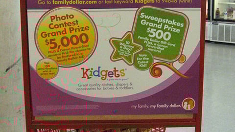 Family Dollar Kidget Contest Poster