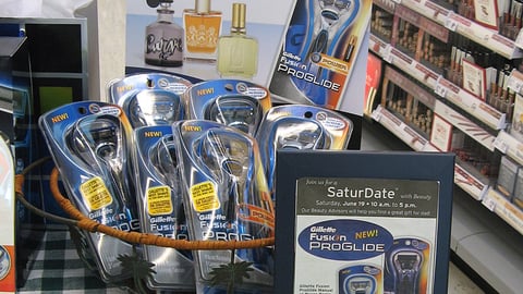 Walgreens Gillette Fusion ProGlide 'SaturDate' Display