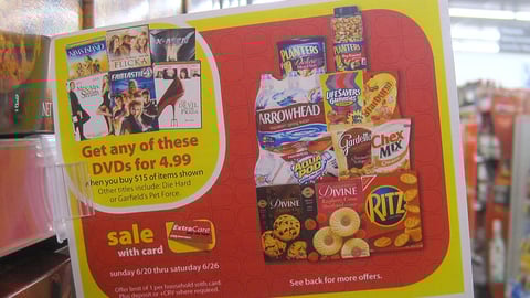 CVS DVD Incentive Shelf Talker
