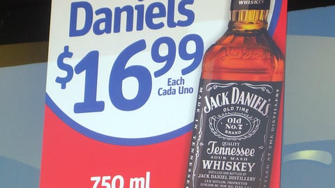 Circle K Jack Daniel's Window Poster