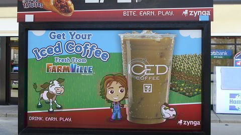 7-Eleven FarmVille Pump Sign