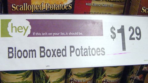 Bloom 'Hey' Shelf Sign