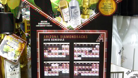Sauza Arizona Diamondbacks Incentive Poster