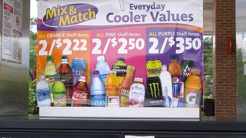 Speedway 'Mix & Match' Pump Sign