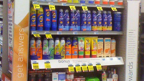 Rite Aid 'Skin Care' Endcap