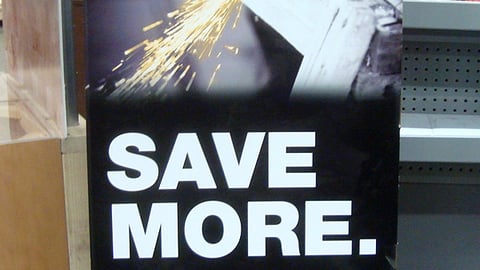 Home Depot 'Pro Rewards' Standee