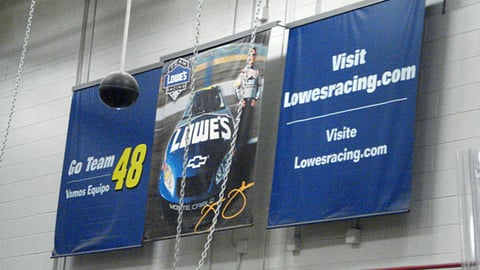 Lowe's Racing Banner