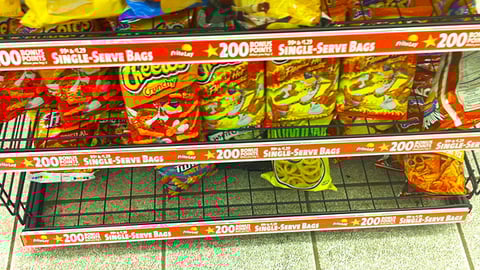 Speedway Frito-Lay Shelf Signs