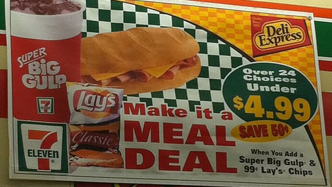 7-Eleven 'Meal Deal' Poster
