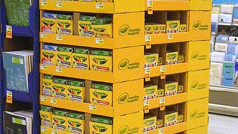 Crayola Pallet Display
