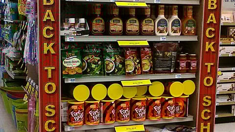 Rite Aid Back-to-School Endcap