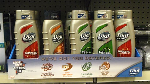 Dial 'Henkel Helps' Shelf Tray