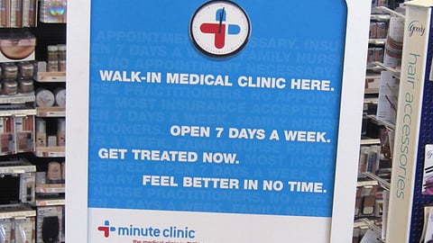 CVS Back-to-School MinuteClinic Stanchion