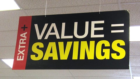 CVS Back-To-School Ceiling Sign