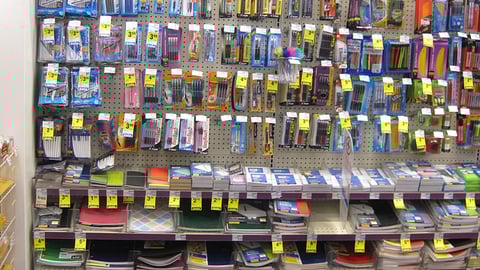 CVS School Supplies Merchandising