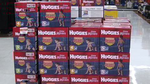 Huggies Jeans Pallet Display