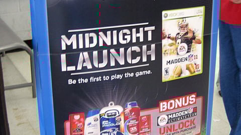 Walmart P&G 'Madden NFL 11' Security Wrap