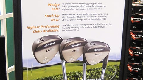 Dick's Cleveland 'Wedges' Stanchion Sign