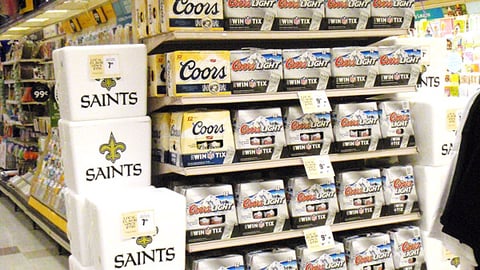 Winn-Dixie Coors Light 'Champions' Endcap
